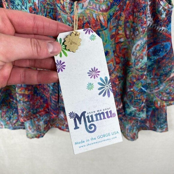 NWT-Show Me Your Mumu Jodi Rae Ruffle Tank- MD - Picture 3 of 9